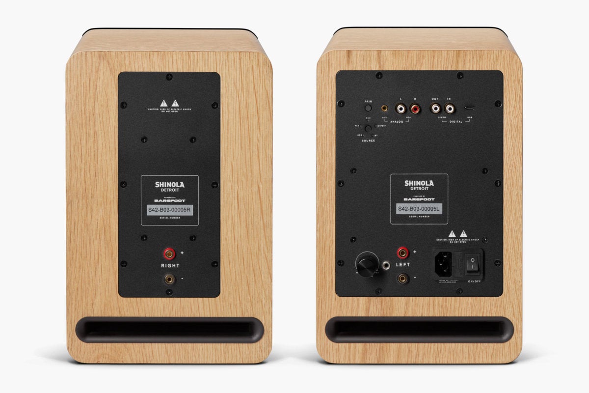 shinola left and right speakers