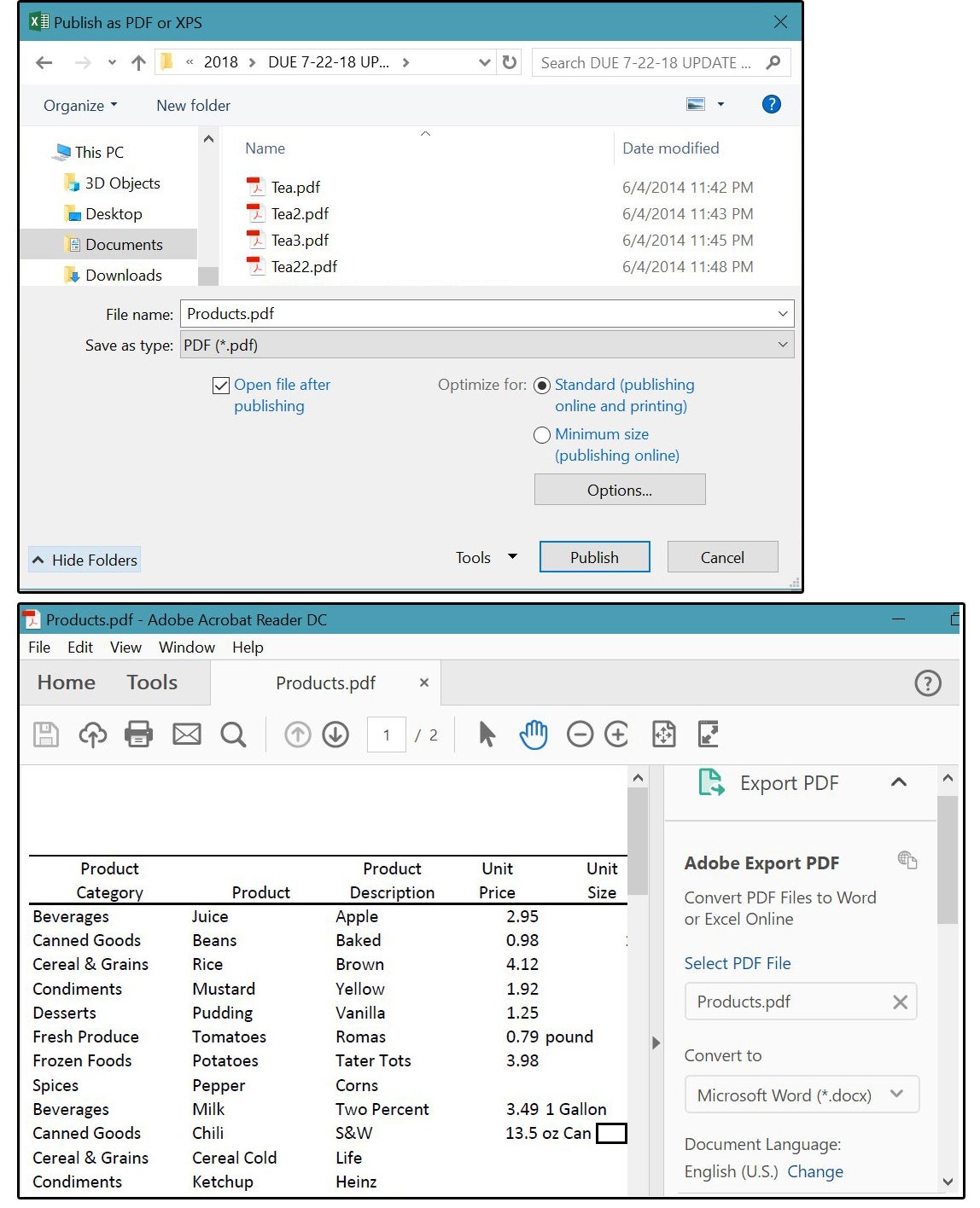 How To Export Pdf Files From Acrobat To Excel And Excel To Acrobat Pcworld 9287