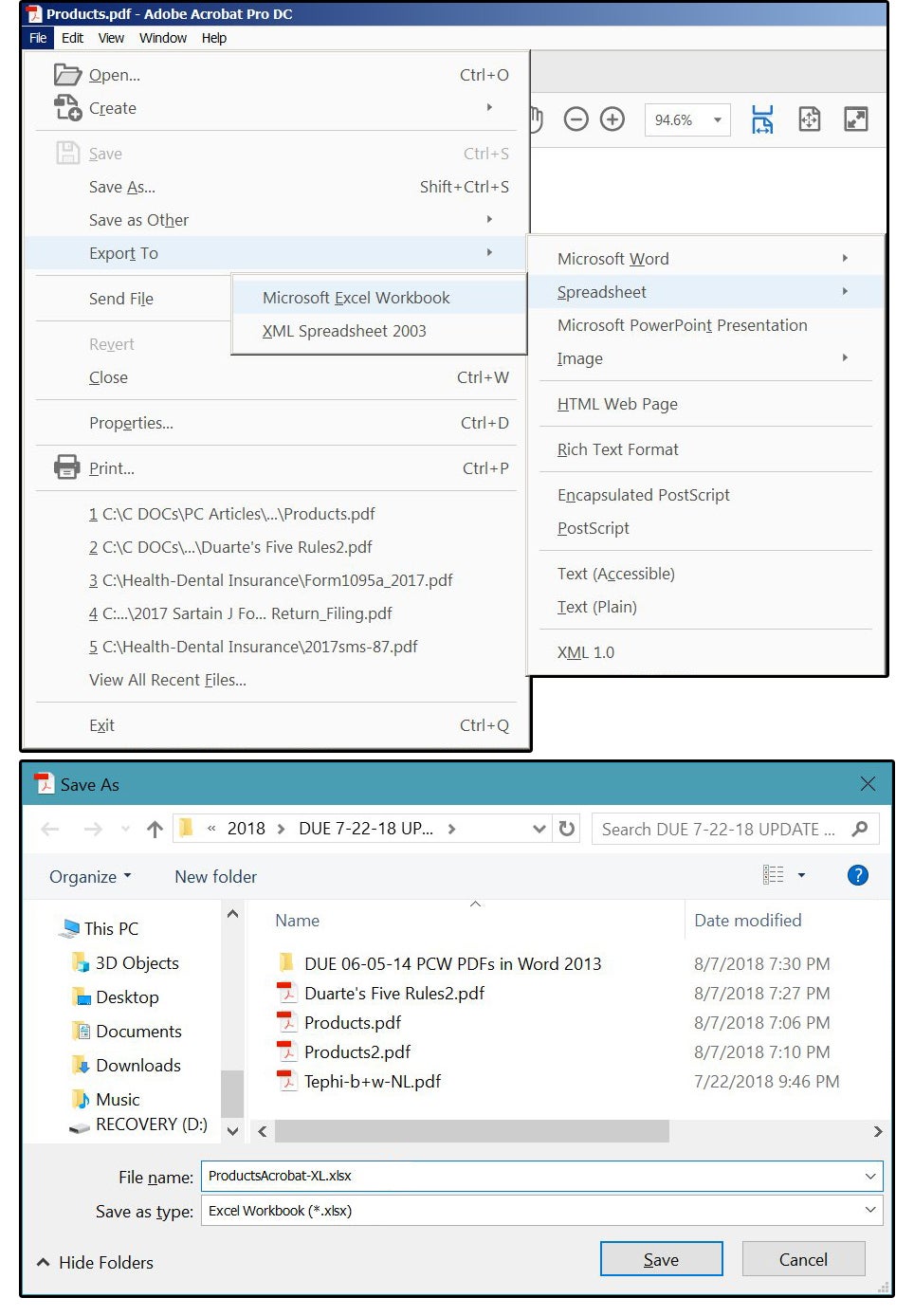 how-to-export-pdf-files-from-acrobat-to-excel-and-excel-to-acrobat