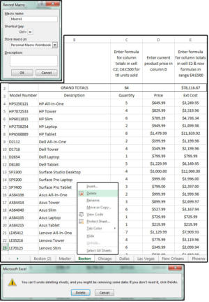 04 record macro combine data delete duplicates