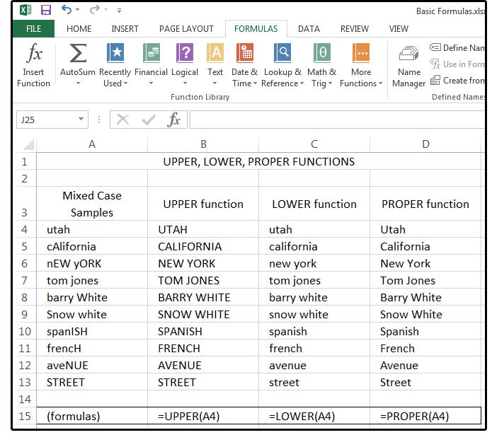 10 Use Upper Lower Proper Case To Alter Case Of Characters Proper Lower Upper