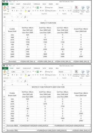 12 basic if statements and nested if statements