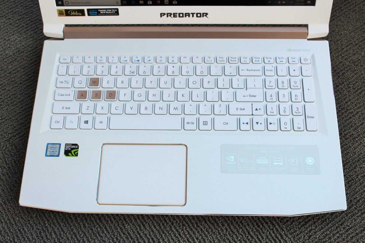 acer predator helios 300 special edition keyboard