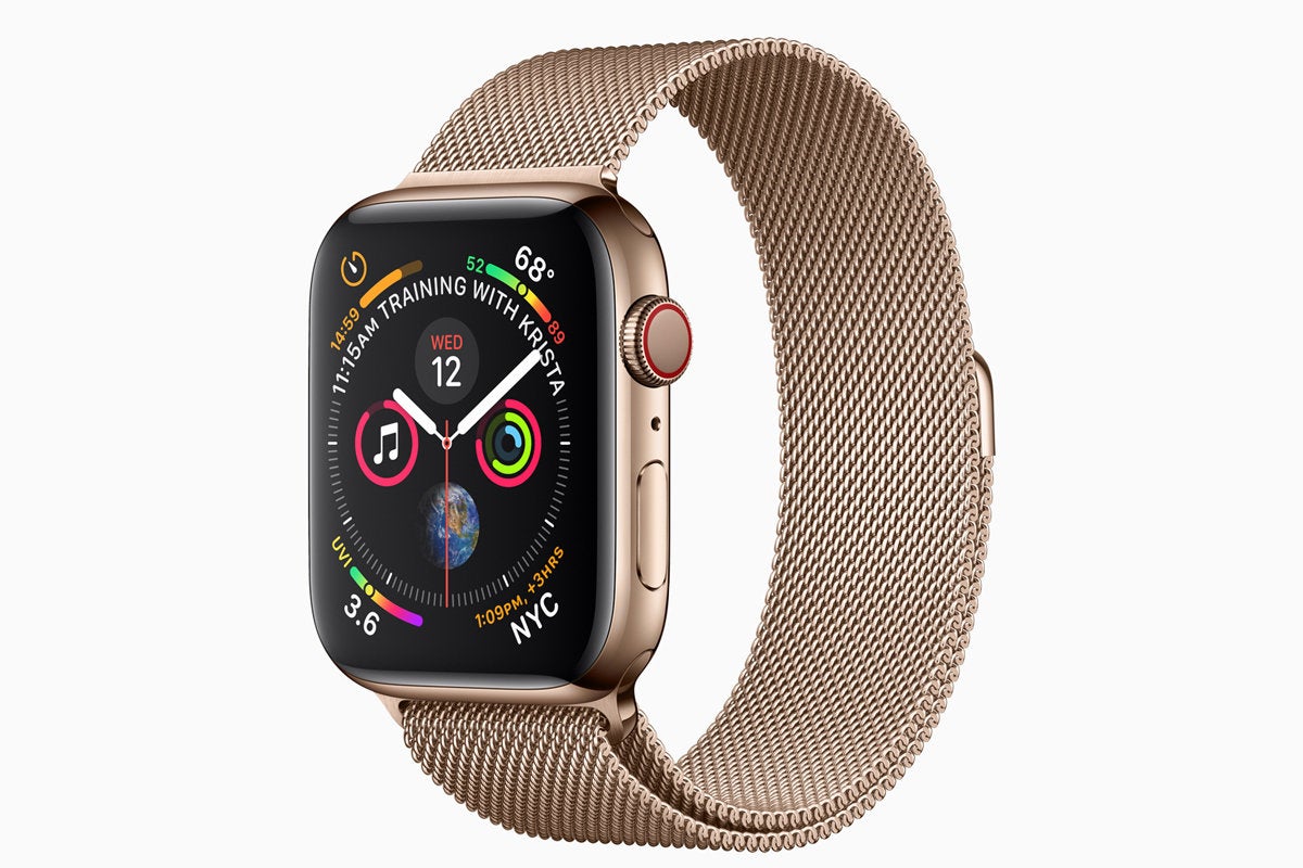 apple watch series4 gold milanese