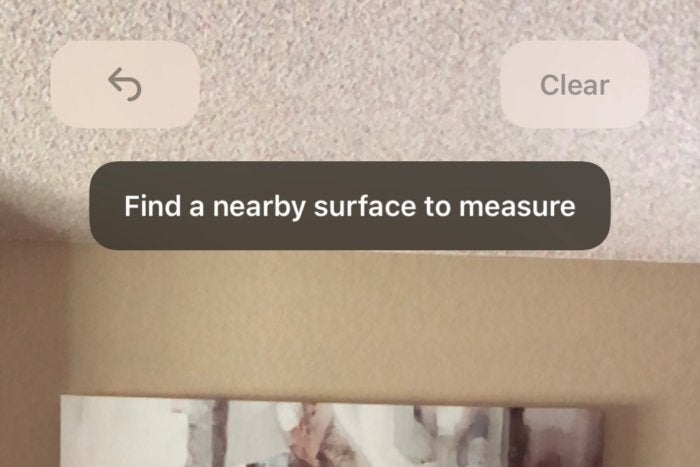 ios12 measure nearby