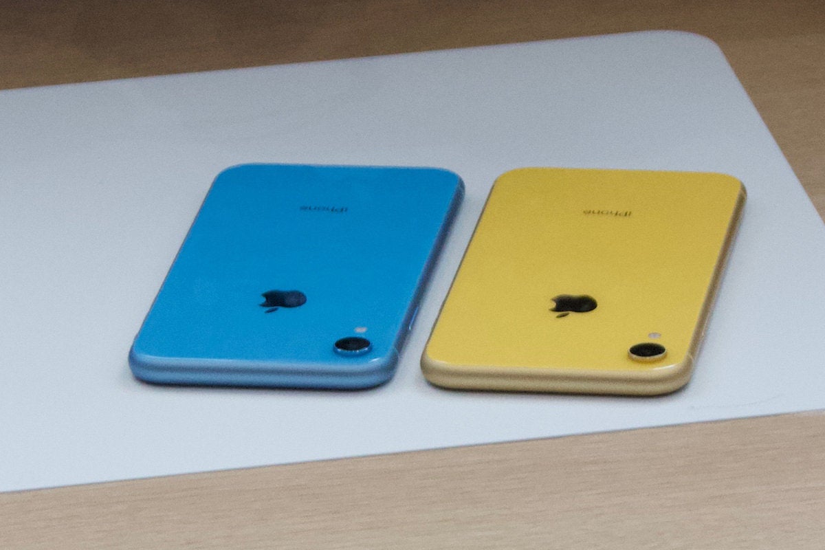 iphone xr blue yellow