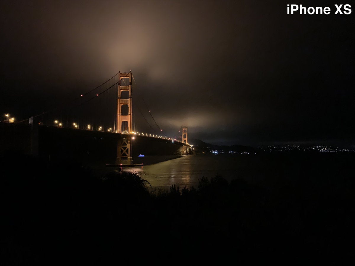 iphone xs gg bridge night