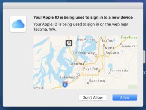 mac911 2fa trusted login map