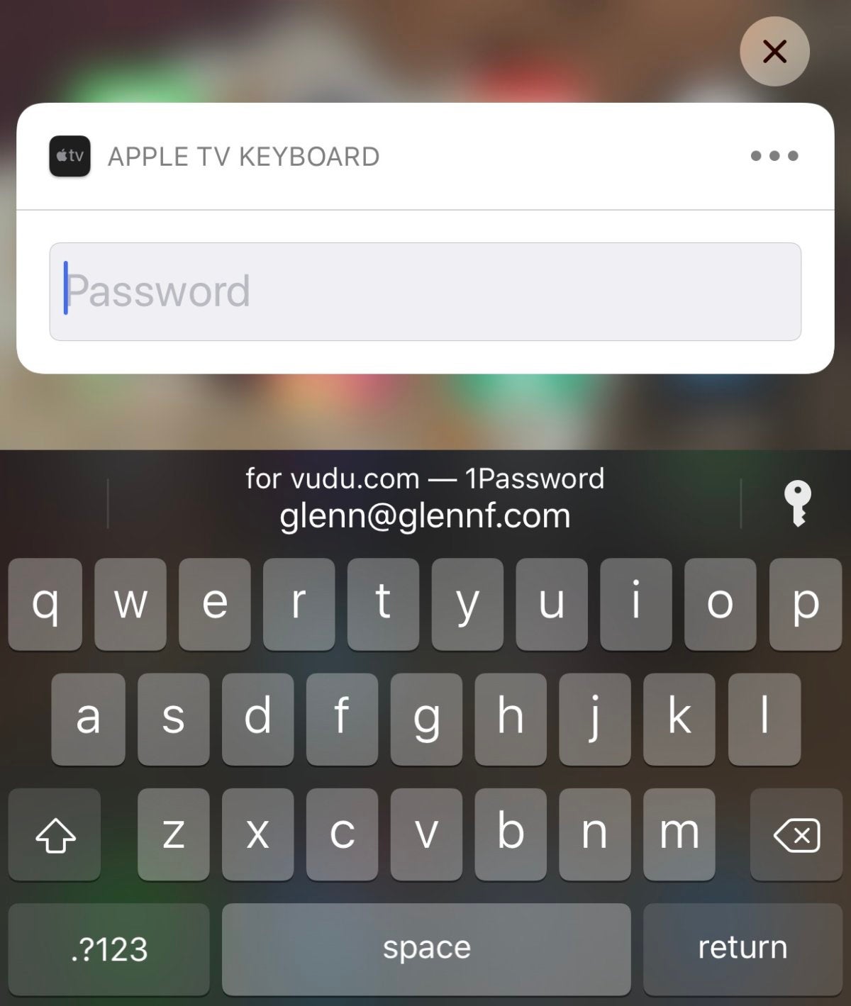 mac911 apple tv ios password entry