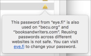 mac911 password reuse safari