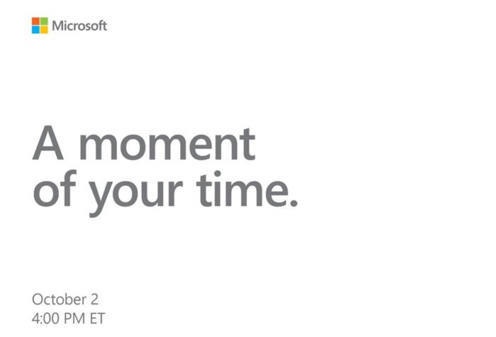 microsoft october event