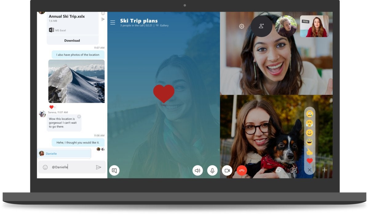 Windows 10 October 2018 Update new skype experience