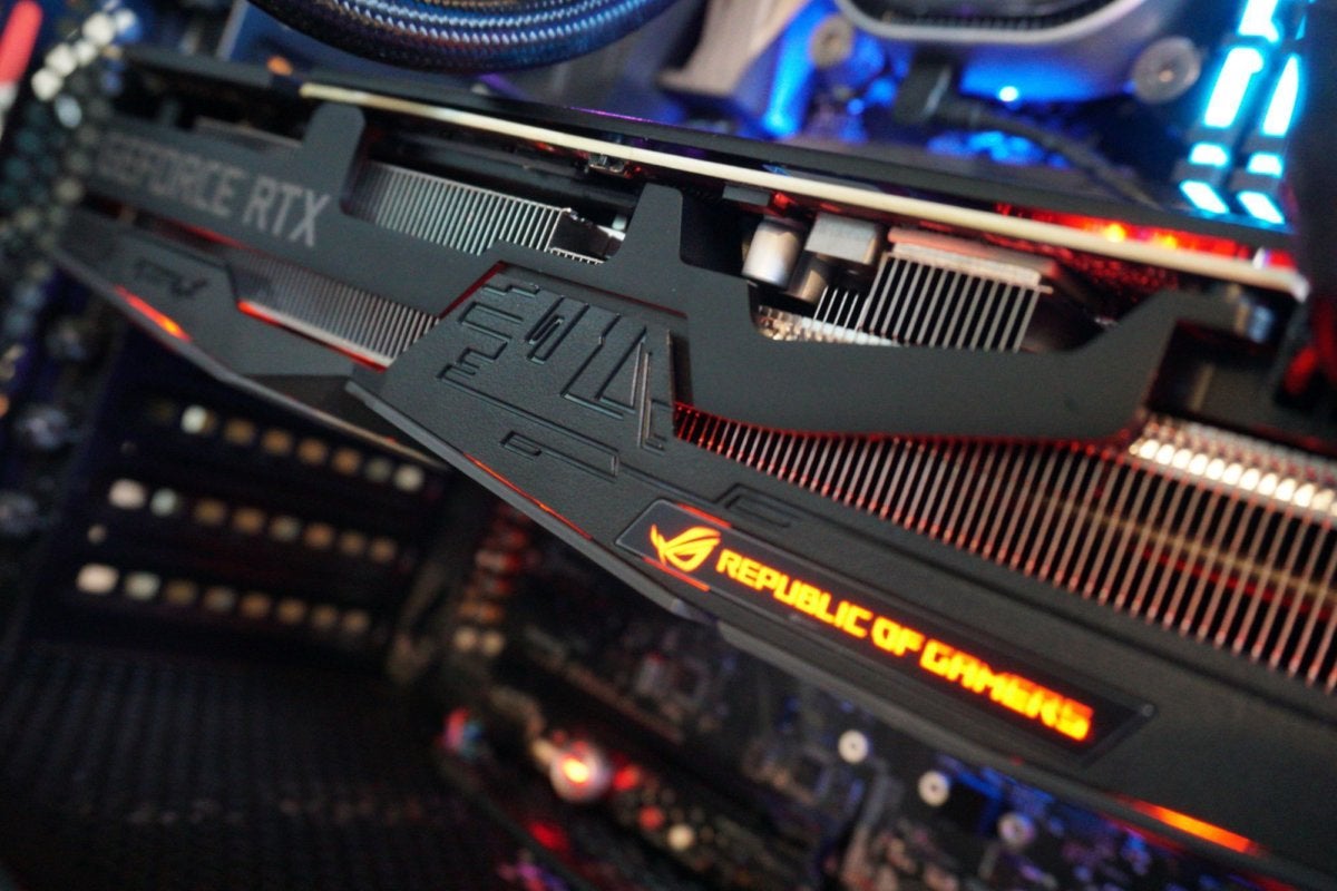 rog strix 2080 angle opposite