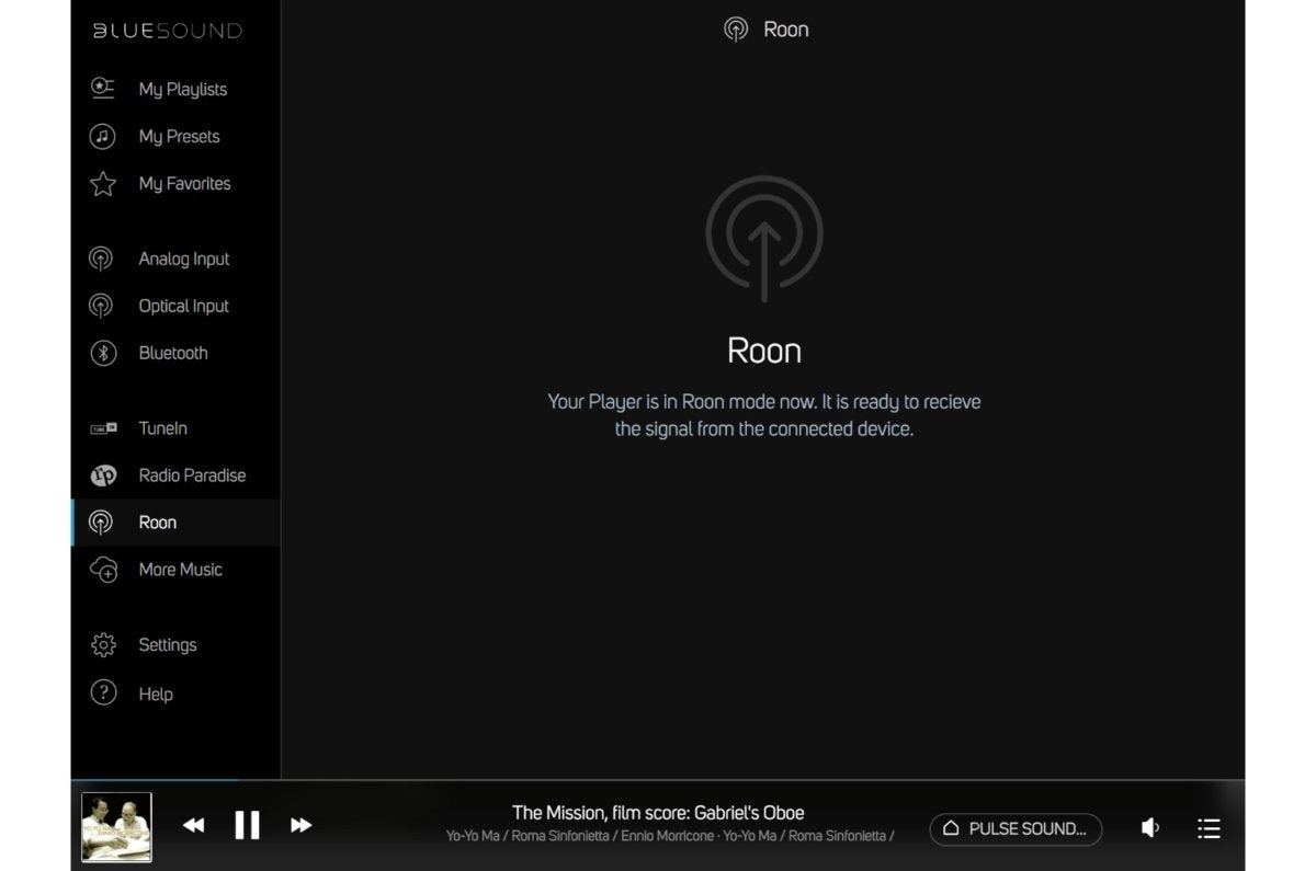 Bluesound supports the outstanding Roon media server. I served up hi-res tracks and ripped CDs with