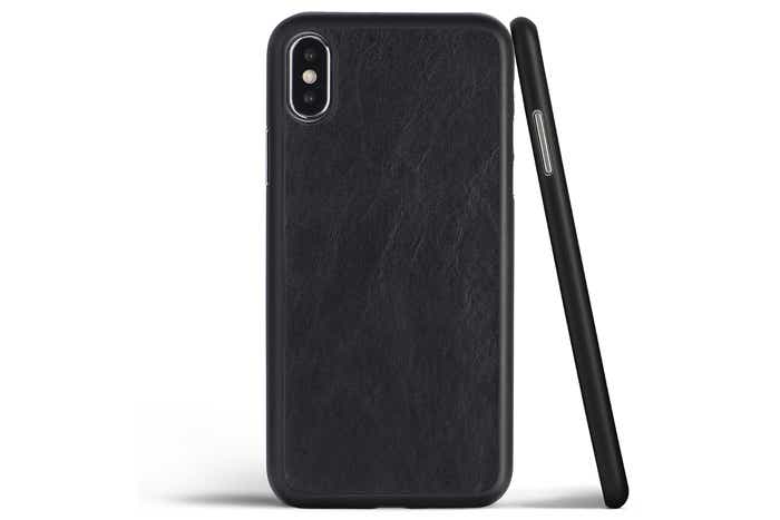 Thin iPhone XS Max Leather Case