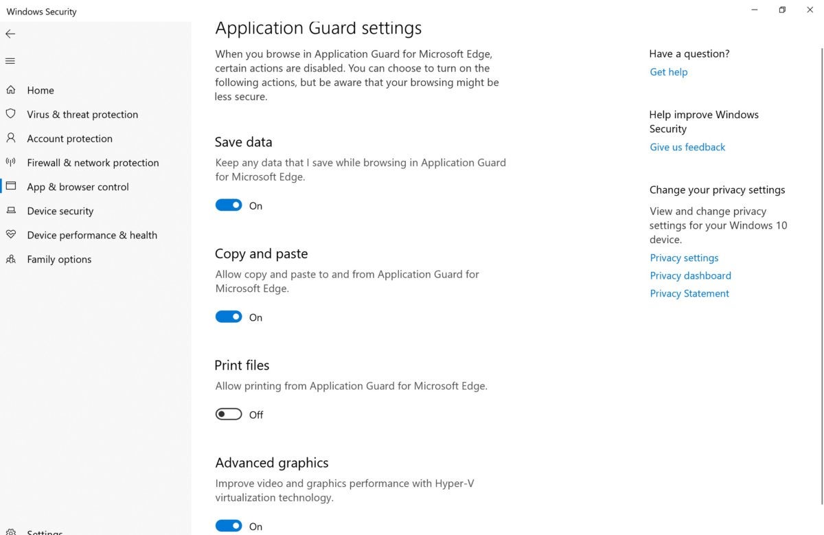 Browse safely amongst Windows Device Application Guard How Microsoft Edge's hidden WDAG browser lets yous surf the spider web securely | PCWorld