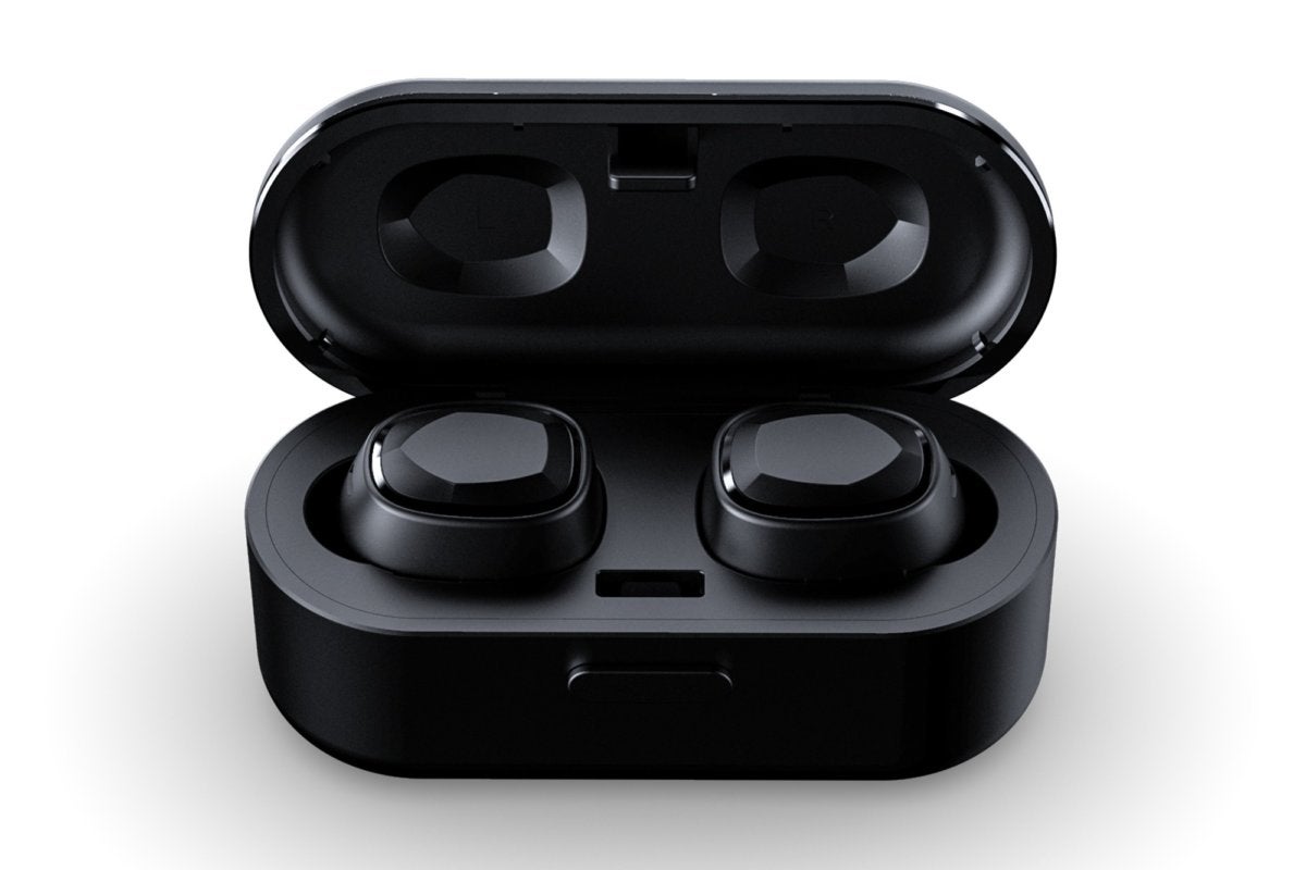 yevo air black true wireless earphone