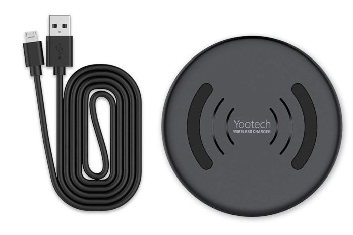 yootech wireless charger with charging cable