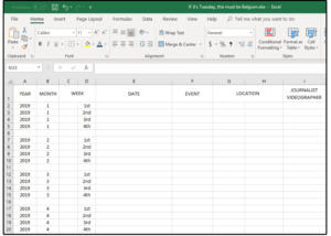 02 spreadsheet column headers