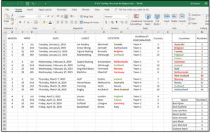 06 country and team tables