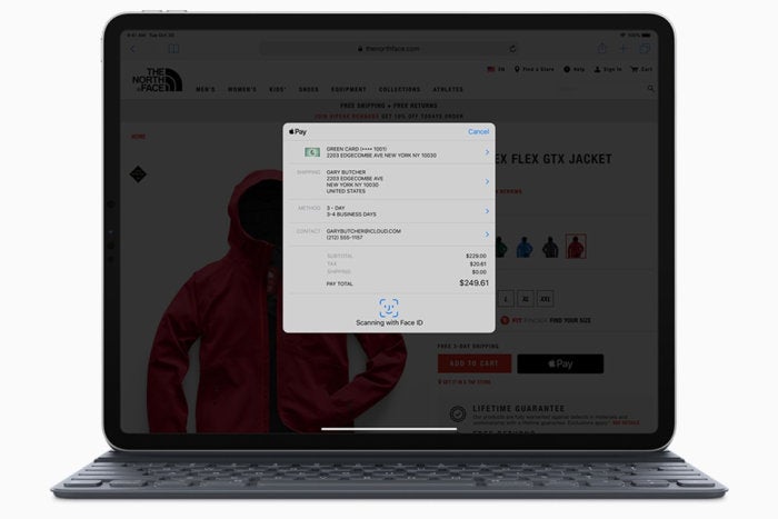 2018 ipad pro face id