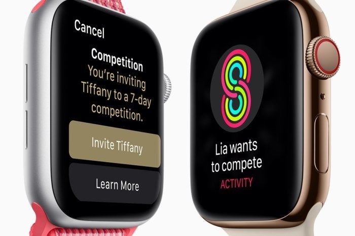 apple watch series4 competitions