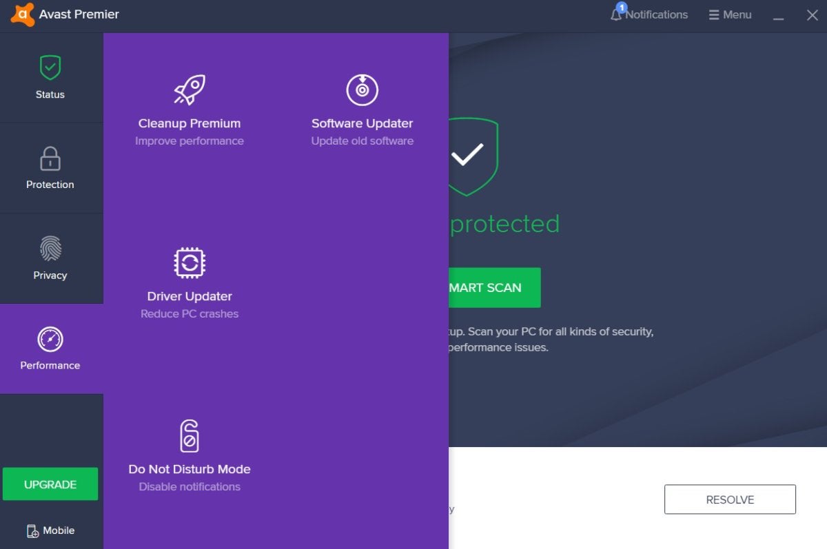 does avast premier protect against malware