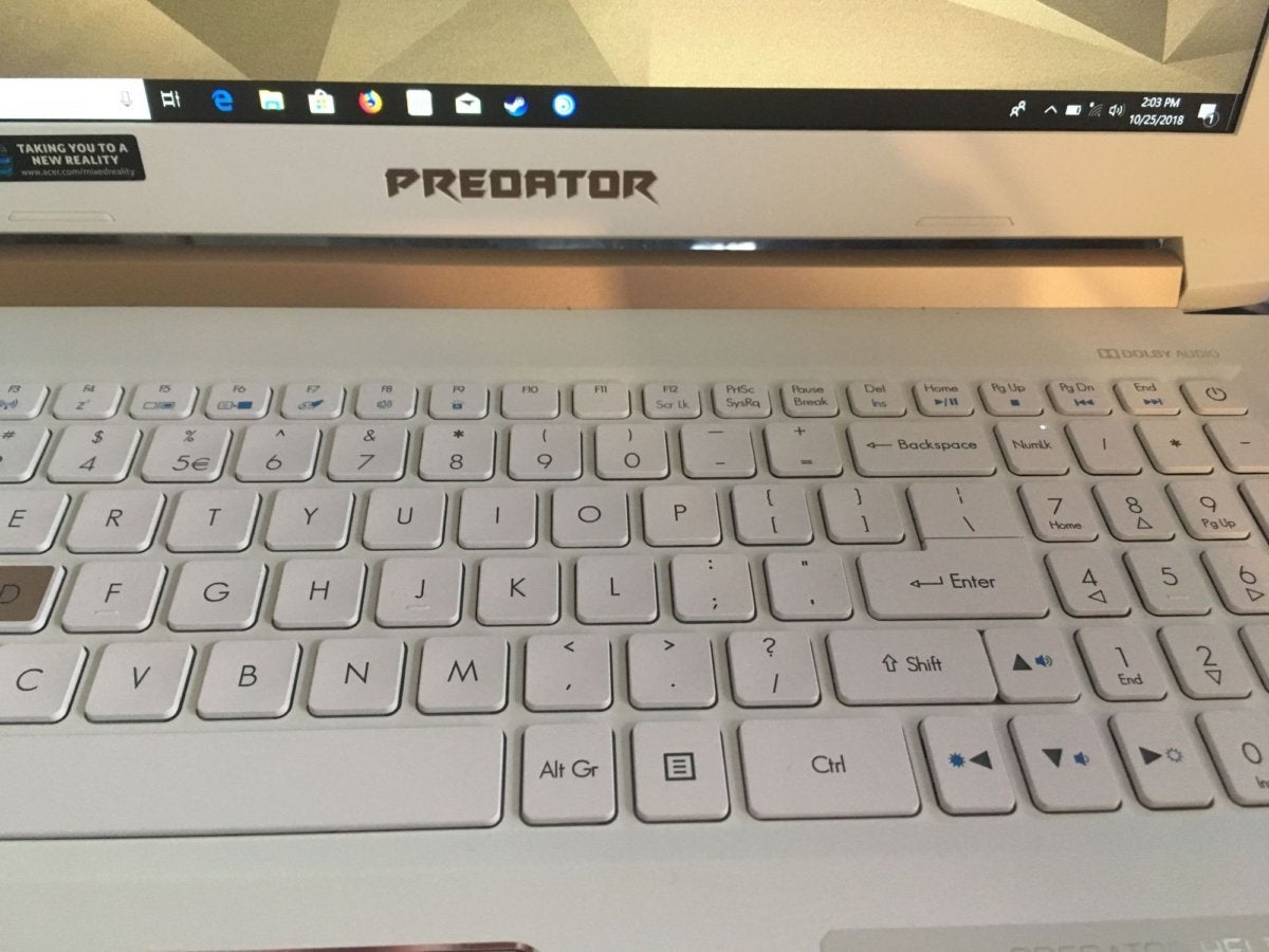 backlit keyboard disabled