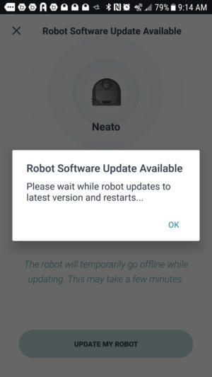 botvac d7 connected firmware update