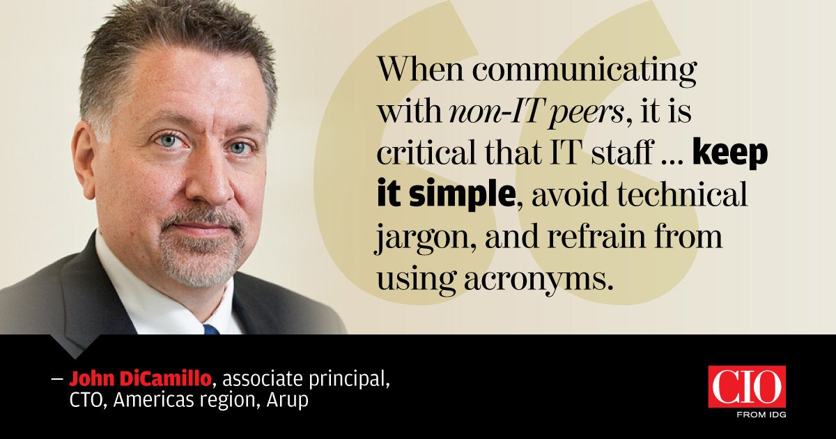 John DiCamillo, associate principal, CTO, Americas region, Arup