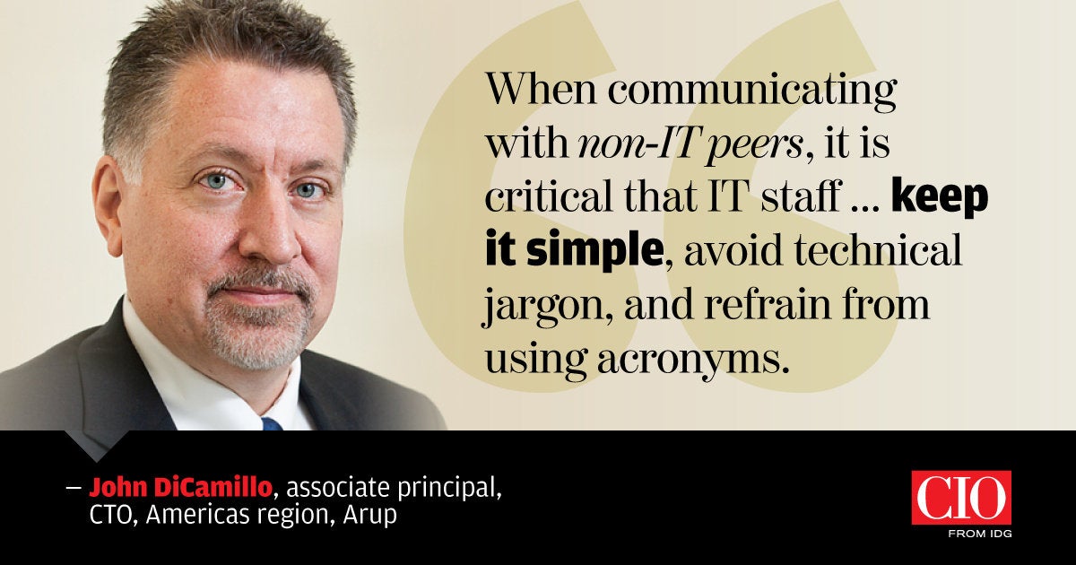 John DiCamillo, associate principal, CTO, Americas region, Arup