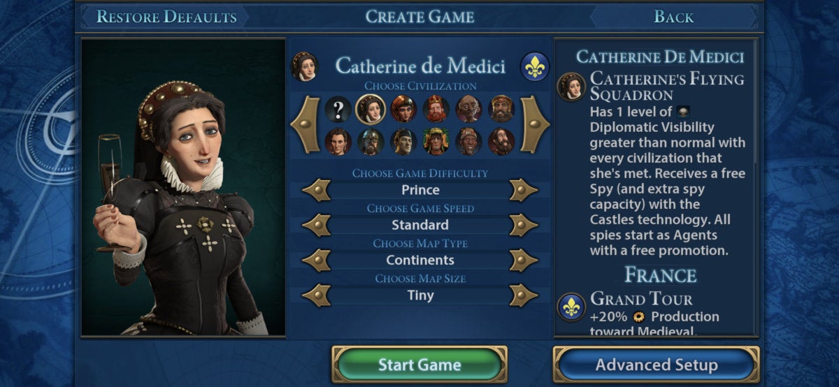 civilization vi iphone xs medici