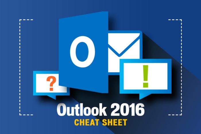 Image: Outlook 2016 cheat sheet