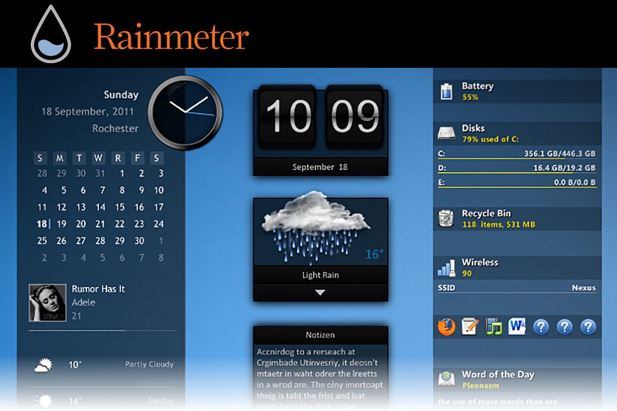 Как запускать rainmeter при старте windows