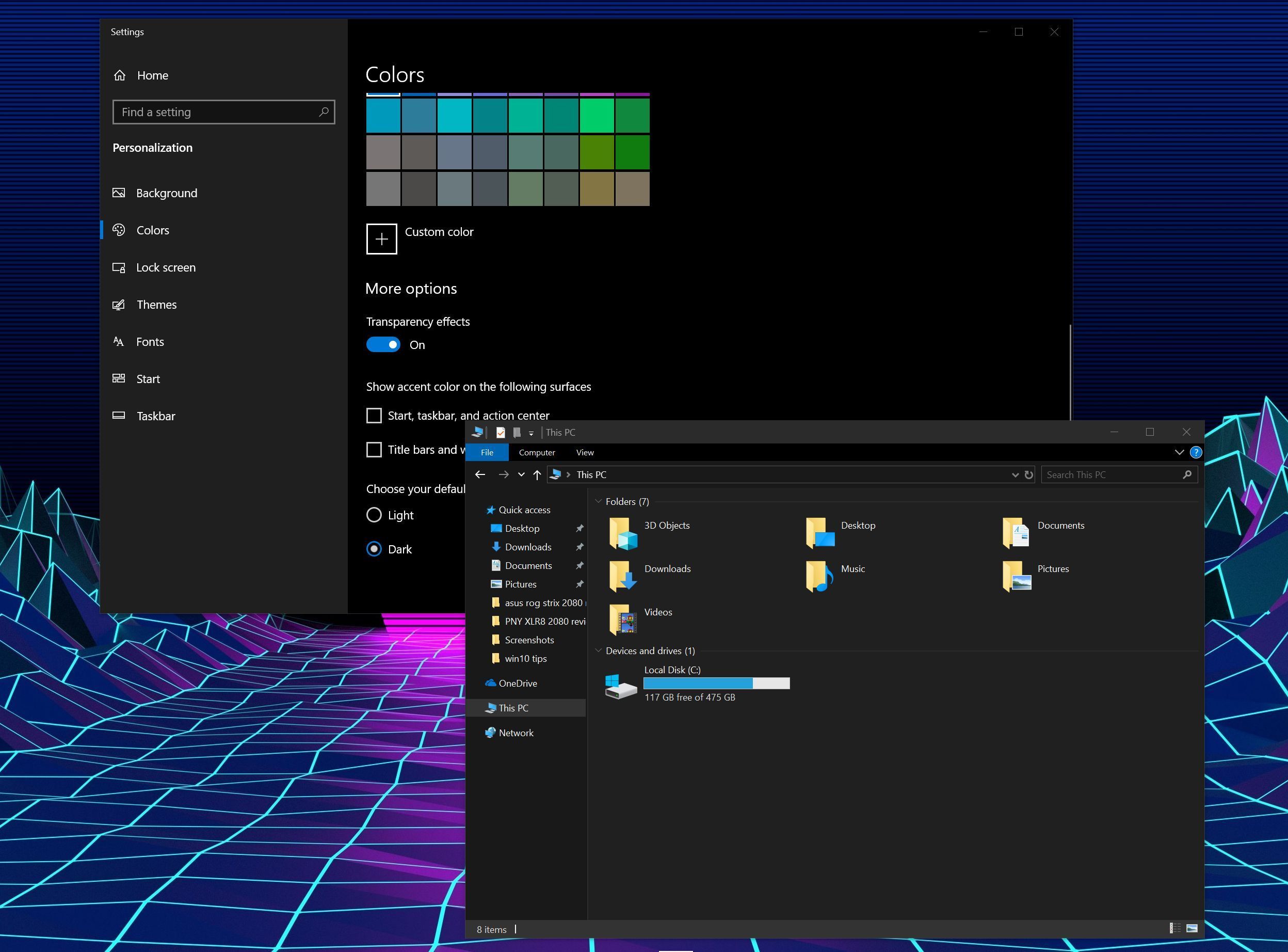 Light theme dark theme. Windows 7 Dark Mode.