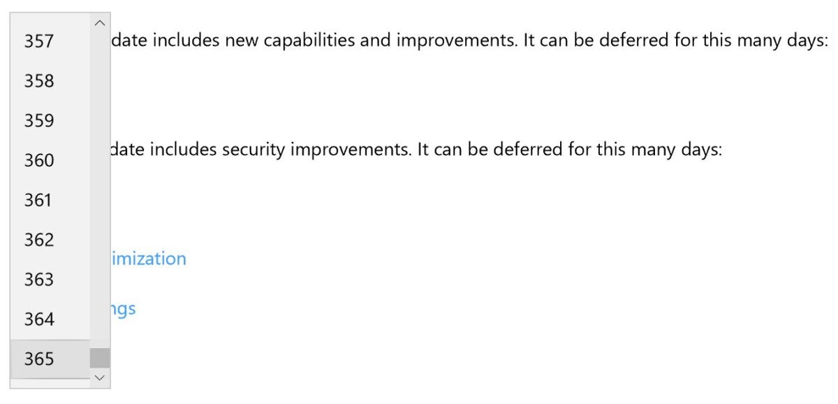 Windows 10 Pro defer feature updates