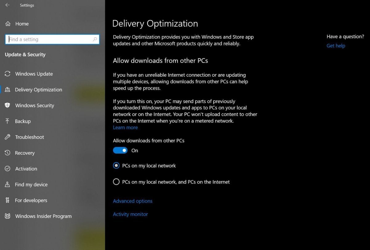 delivery optimization