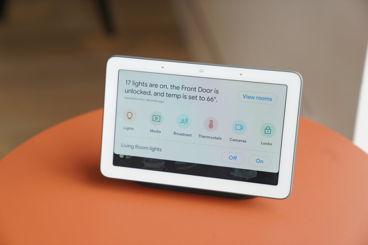 Google home hub store nest hello integration