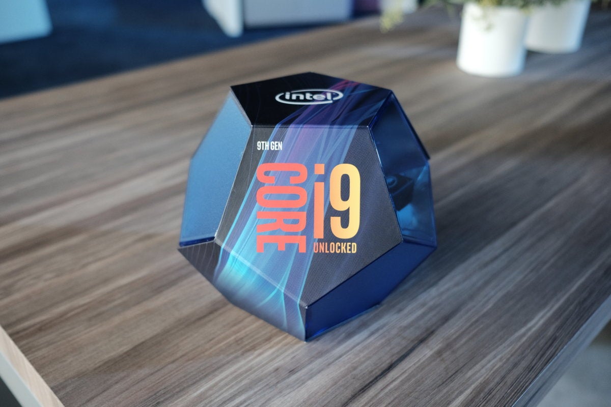 Intel Core i9 9th gen packaging