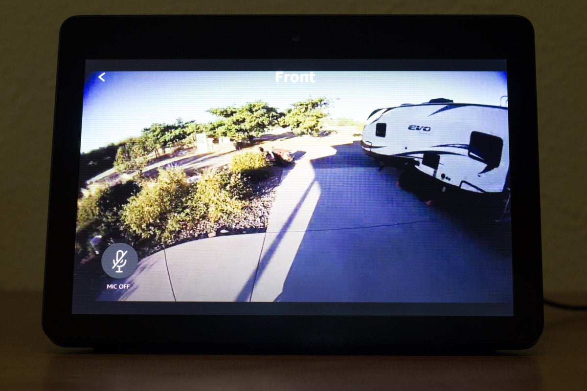 echo showing ring floodlight cam