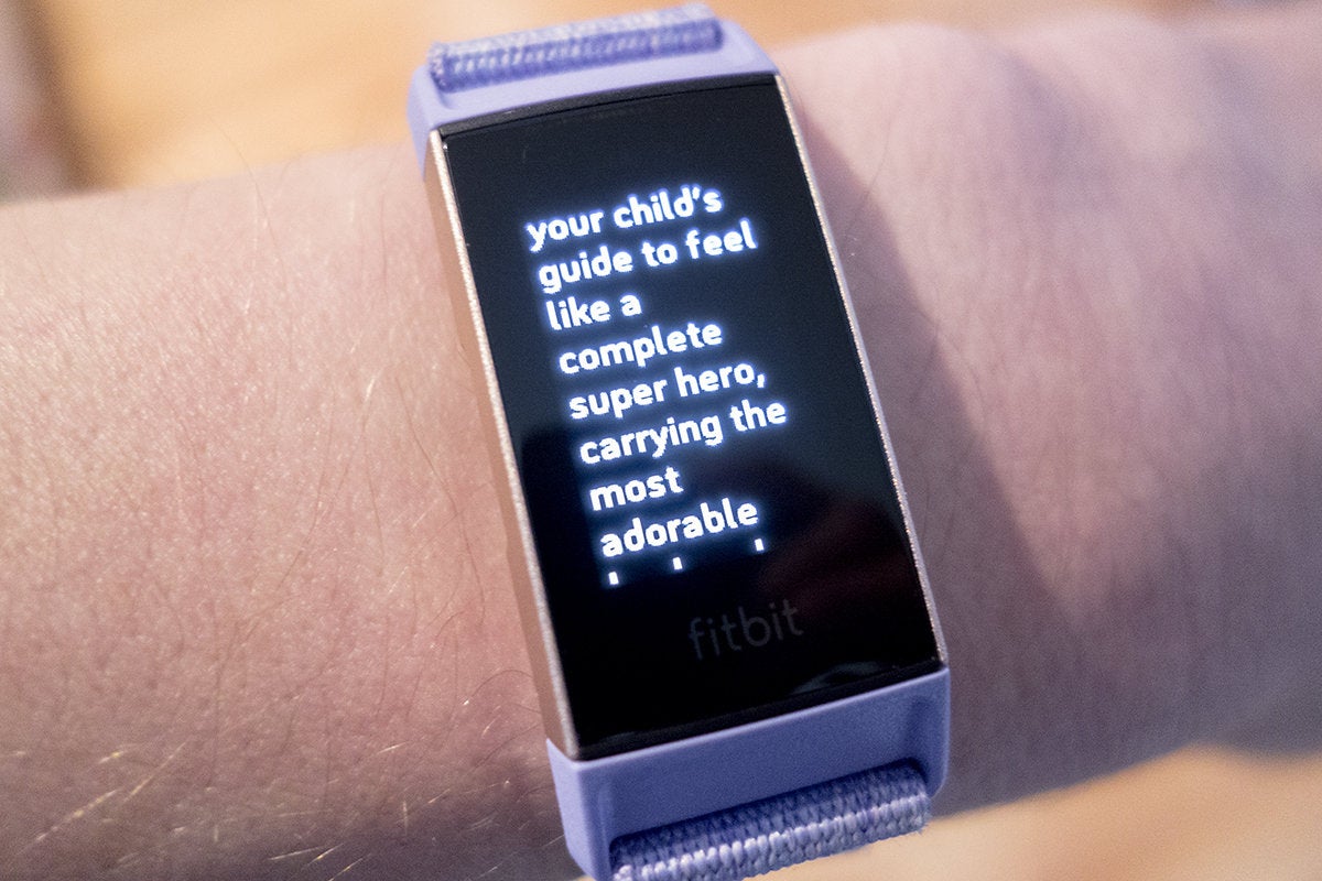 fitbit charge 3 text
