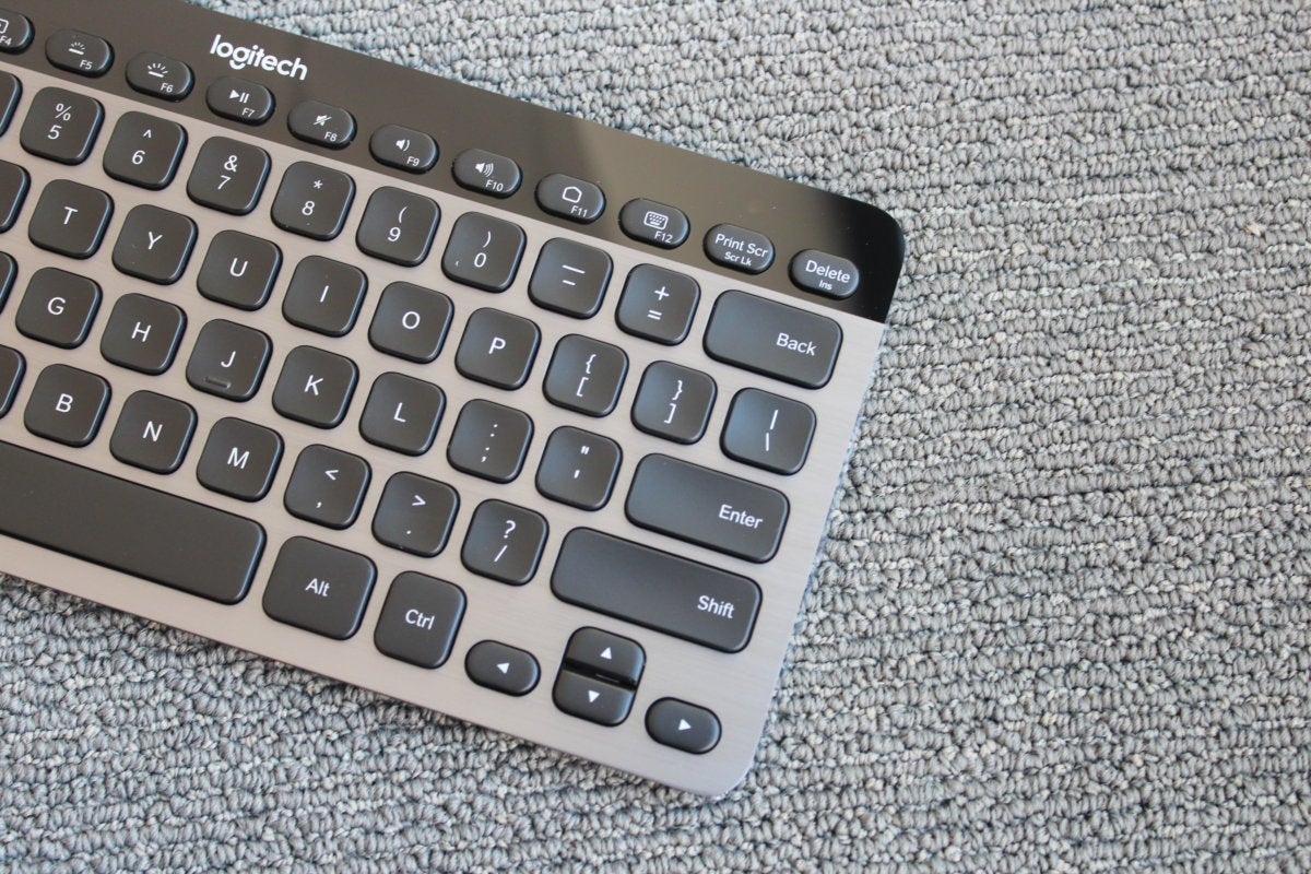 Logitech K810 Multi Device Keyboard Review A Mobile Convenience Missing Just One Thing Pcworld