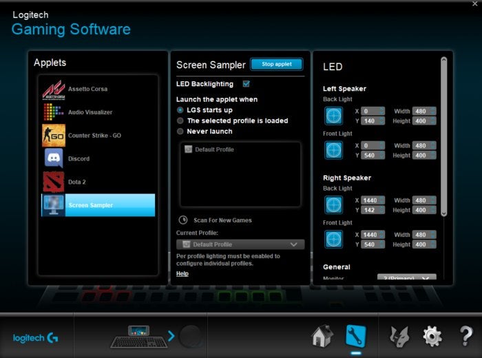 Logitech G560 Software