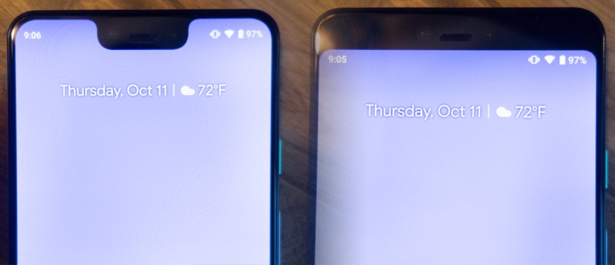 notch hide pixel 3xl