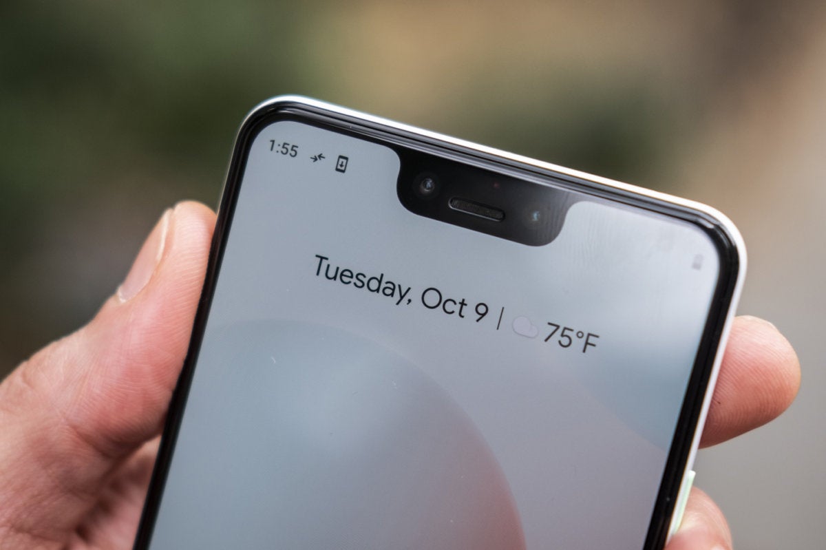 I'm the Pixel 3 XL notch, and screw it, they should have made me even