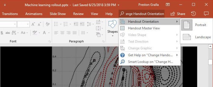 powerpoint 2016 tell me