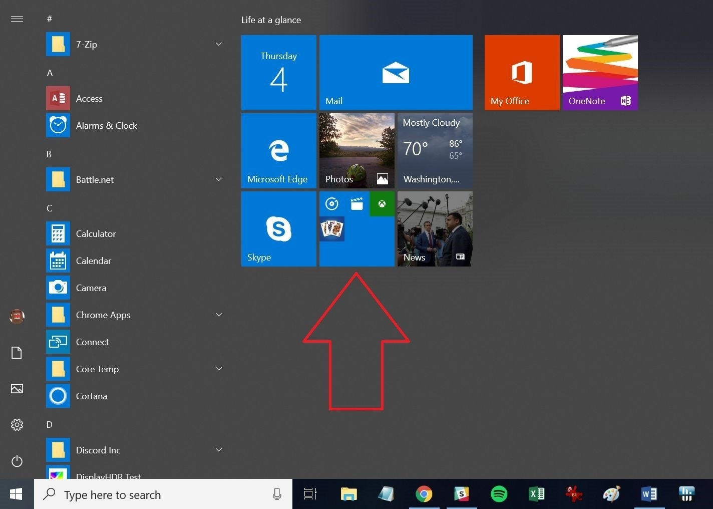 windows 10 start menu folder icons changed