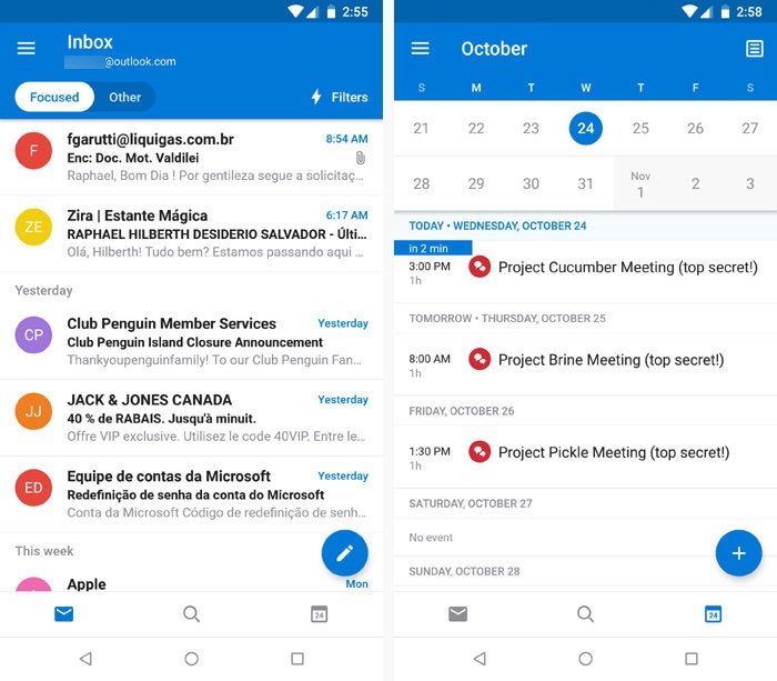 how to add signature to outlook on android email gallaxy s9