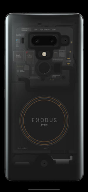 HTC Blockus 1 smartphone from Exodus