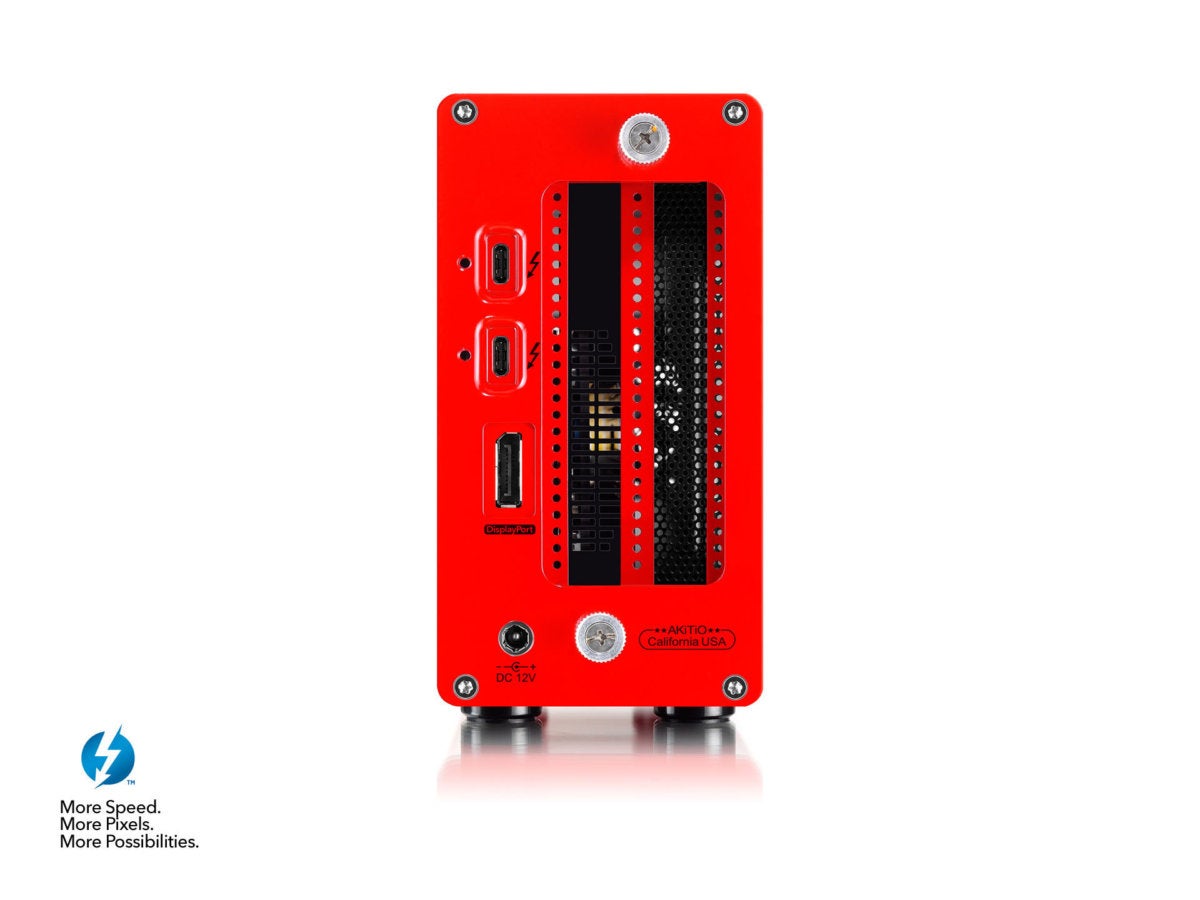 akitio node lite intel optane ssd pcie ssd back